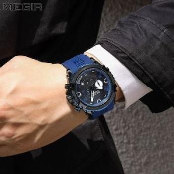 Quartz Watches For Men Casual Waterproof Sports Wristwatch 2200