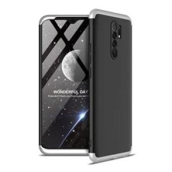 Xiaomi Redmi 9 Prime 3 In 1 Hard PC Case - Black/Silver