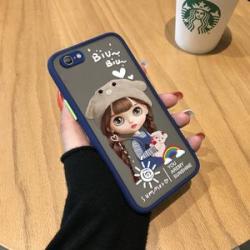 OPPO A57 Case Cute Girl Matte Phone Cover