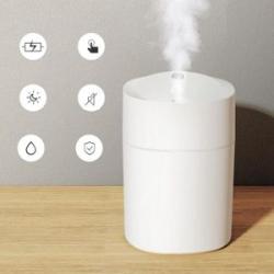 Portable Cool Mist Humidifier Diffuser Relax Defuser For Baby White