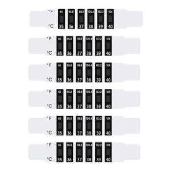40X Forehead Fever Thermometer Strip Baby Child Adult Body Head Temperature Test