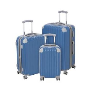 3 Set Traveling Bag Trolley Suitcase - Blue