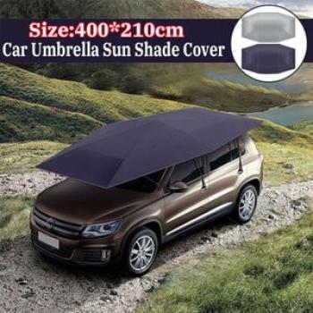 (Sier)Outdoor Car Sunshade Top Tent Cover Picnic Heat Insulation Awning Umbrella Vehicle Windproof