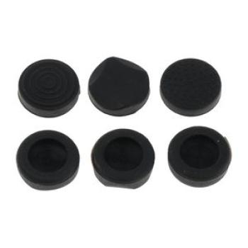 6pcs Analog Stick  Thumb Grips Covers for PS Vita PSV1000 2000 Black