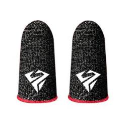 Gaming Finger Sleeves Anti-slip Sweatproof Ultra-thin-Red