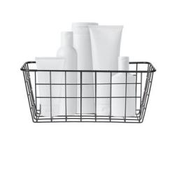 Iron Storage Basket Wall Mounted Storage Organizer Wire