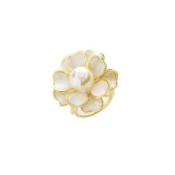 Ladies Buckle Pins Rings Design Flower Pearls Scarf Clips Wedding
