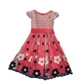 Fashion Girls Party Dress - Multicolor