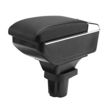 For 06-11 YARIS VITZ Hatchback Leather Armrest Storage Box Center Console