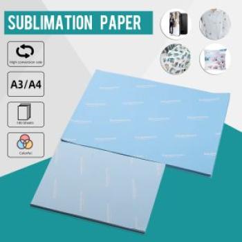 100pcs A3/A4 Heat Sublimation Transfer Papers For Inkjet T-Shirt Mug A4x100pcs