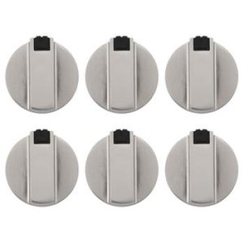 Stoves Cooker Knobs,Oven Knob 6pcs,Zinc alloy 6mm Oven Rotary Switch