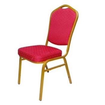 Banquet Chair - Red/Gold