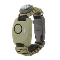 Wrist Alarm 130dB Loud Sound Multifunctional Battery For  Green