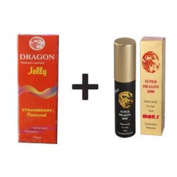 Delay Spray-12ml & Personal lubricant Strawberry-50ml