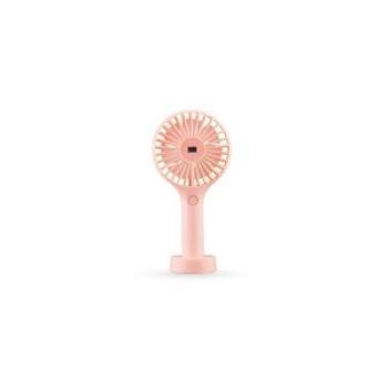 (photo)Portable-Rechargeable-Fan-Air-Cooler-LED-Operated-Hand-Held-USB-2500- P Pink