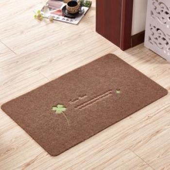 Door Floor Mat - Brown/Green