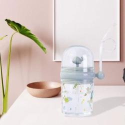 Baby Water Cup With Straw Leak-Proof Baby Feeding Bottle For Blue