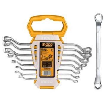 HKSPA3088 8 Piece Offset Ring Spanner Set - Yellow