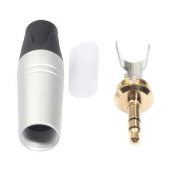 3.5 mm Plug Audio Jack Gold Plated Earphone Adapter