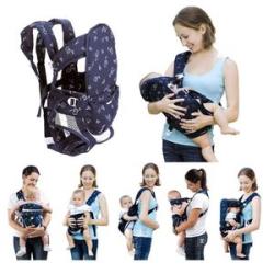 6 Ways Adjustable Baby Carrier - Dark Blue