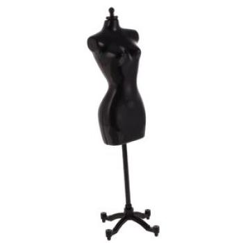 Display Holder Dress Clothes Mannequin Model  Dolls Black