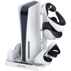 PS5 Controller Charger VR2 Charging Station Dock Fan Stand