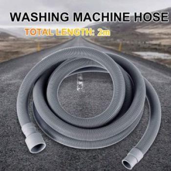 Automatic Drum Washing Machine Drain Pipe Drain Hose Fittings, 2 Meter