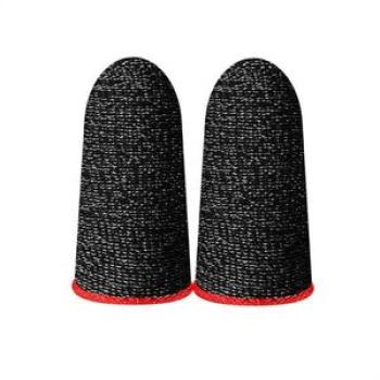 2PCS Finger Covers Universal Breathable Ultra-thin Fingertips Sleeves Thumb Gloves For Mobile Game