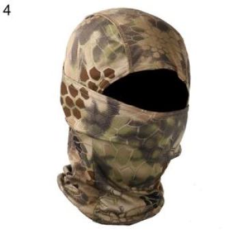Unisex Camo Print Outdoor Cycling Balaclava Neck Gaiter Cap Full Face Cover-#4
