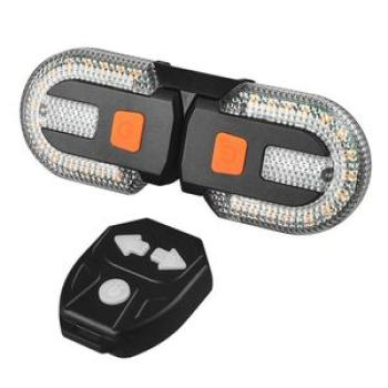 New Smart Bike Light Set USB Rechargeable Bicycle Turn Lamp