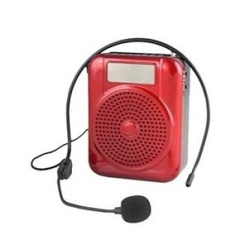 Portable Voice Amplifier Booster Loudspeaker With Microphone FM Radio For Teacher Guide HT-S