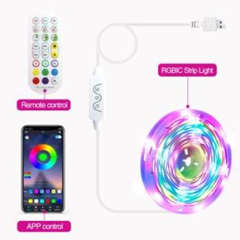 10M Bedroom Music Controller Color Changing RGB LED Strip