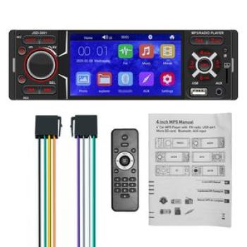 4.1 Inch Single Din Car Stereo Bt Touchscreen Mp5 Player Fm