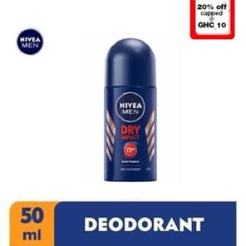 Men Dry Impact Anti-perspirant Roll On - 50ml