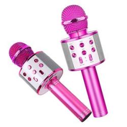 Generic Karaoke Microphone Bluetooth Wireless Mic Portable Singing
