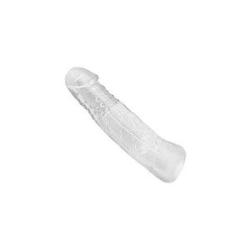 Crystal Bullying Penis Extender Enlarger Sleeve Transparent