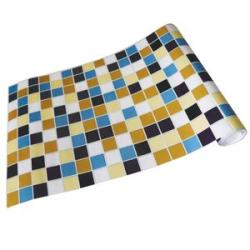 Water Resistant Self-adhesive Mosaic Wall Paper Sticker Tile Floor E