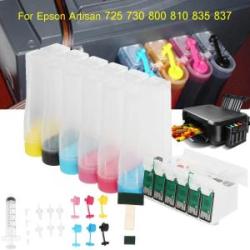 NON-OEM Continuous Ink Supply System for Epson Artisan 725 730 800 810 835 837