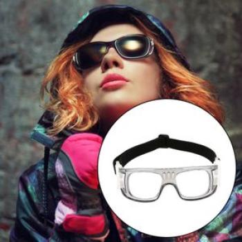 Sports Protective  Glasses For Basketball Football Light Gray
