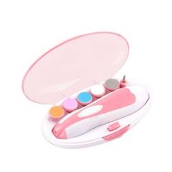 6-in-1 Baby Nail Trimmer With LED Light - Pink