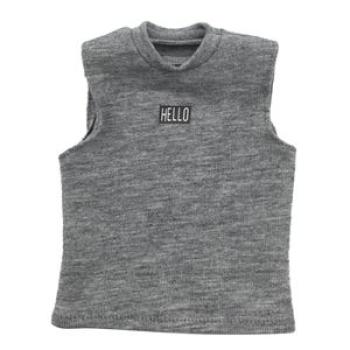 1/6 Scale Casual Vest Tank Top Singlet for 12" Male Action Figure Gray