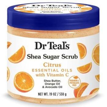 Shea Sugar Body Scrub With Citrus & Vitamin C - 538g