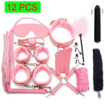 Set Vibrator Sex Toys For Adults Handcuffs Nple Clamps Wh Sex Metal Vibrator Sex Toy