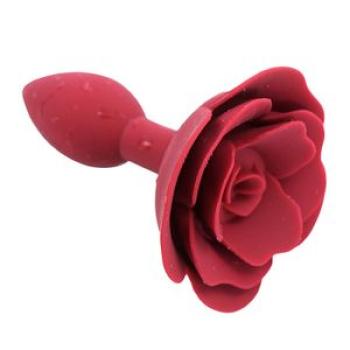 Adjustable Rose Flower Silicone Gag ball with Smooth Toys for Men Women BDWM Bge