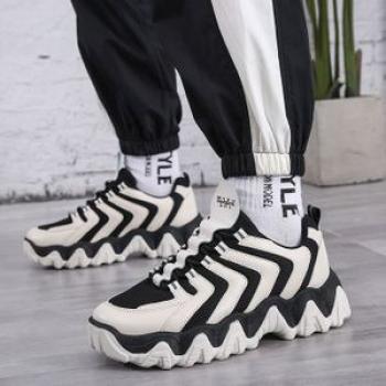 Men Sneakers Casual Classic Running Shoes-White&Black