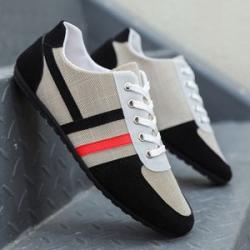 Men  Classic Lace Up Footwear - Black/White