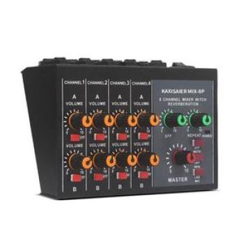 Karaoke Mixer Professional 8 Channel Studio Audio DJ Mixing