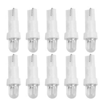 10Pcs/Set 12V T5 LED Car Auto Dashboard Instrument Wedge