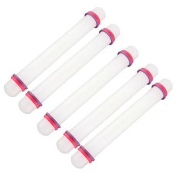 5Pcs Kitchen Rolled Fondant Tools Pin Roller Cake Decorating Tools