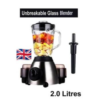 Unbreakable Glass Quality Commercial Blender - 2.0L Silver
